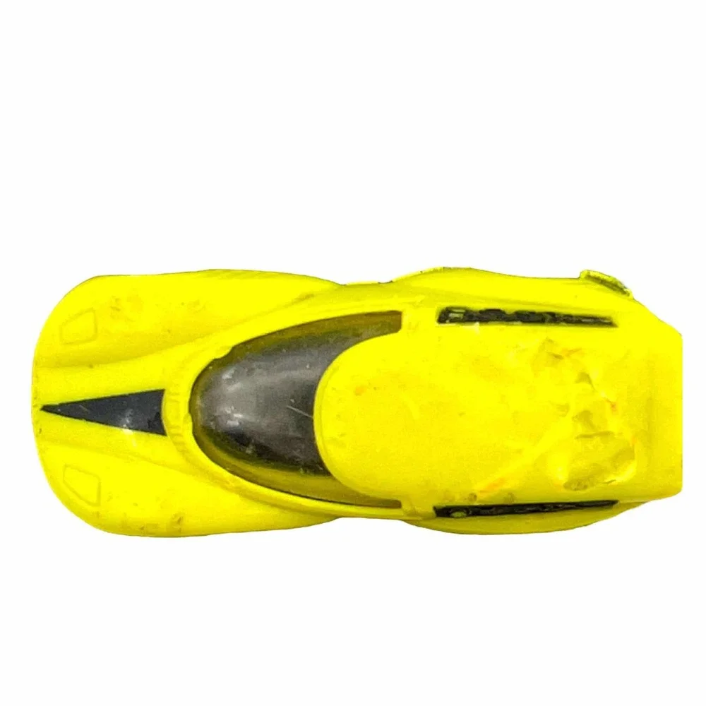 Hot Wheels 1991 Mattel Yellow Futuristic Race Car Diecast Vintage VT ID‎ China